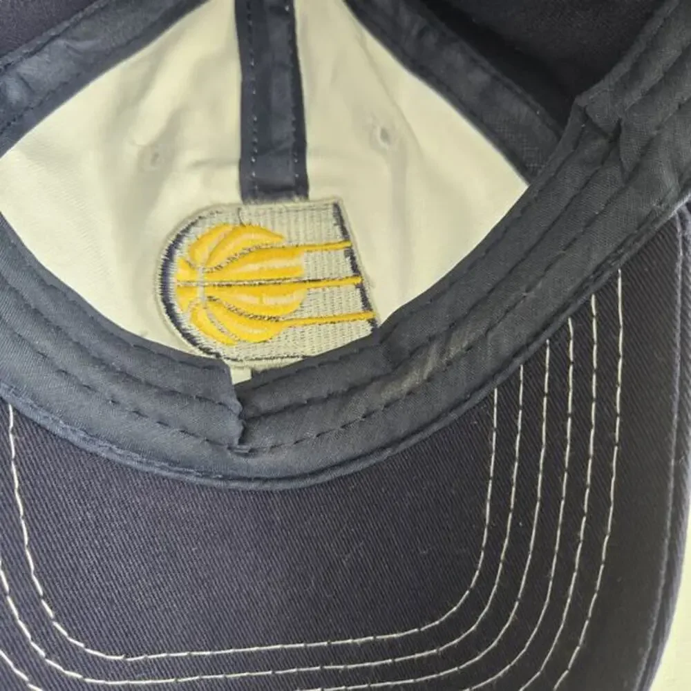 Indiana Pacers Adjustable Hat Jack Stadium Giveaway Promo NBA Cap Blue‎ White